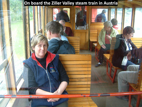 Ziller Valley steam train in Austria