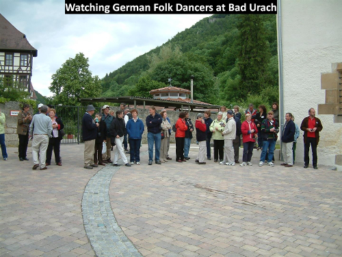Folk dancers at Bad Urach